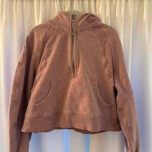 lululemon athletica Half-Zip Hoodie Sweater - Mauve Pink